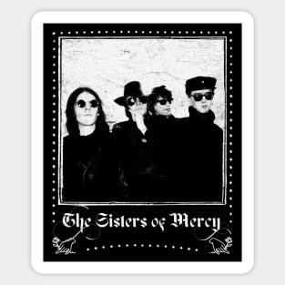 The Sisters Of Mercy /  Gothic Fan Art Design Sticker